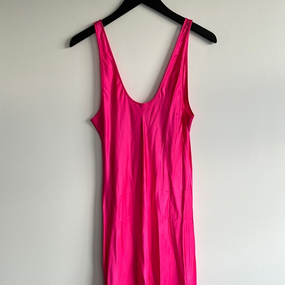 Akiya Midi Tank Dress In PINK - Picture 8 of 13